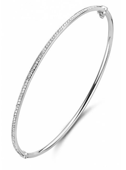 14 karaat witgouden armband met diamanten - Rond 2 mm - Fjory