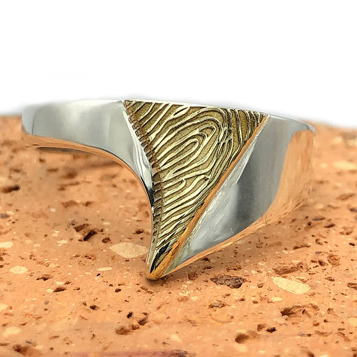 Fingerprint ring - Archi - Hutjens Gedenksieraden