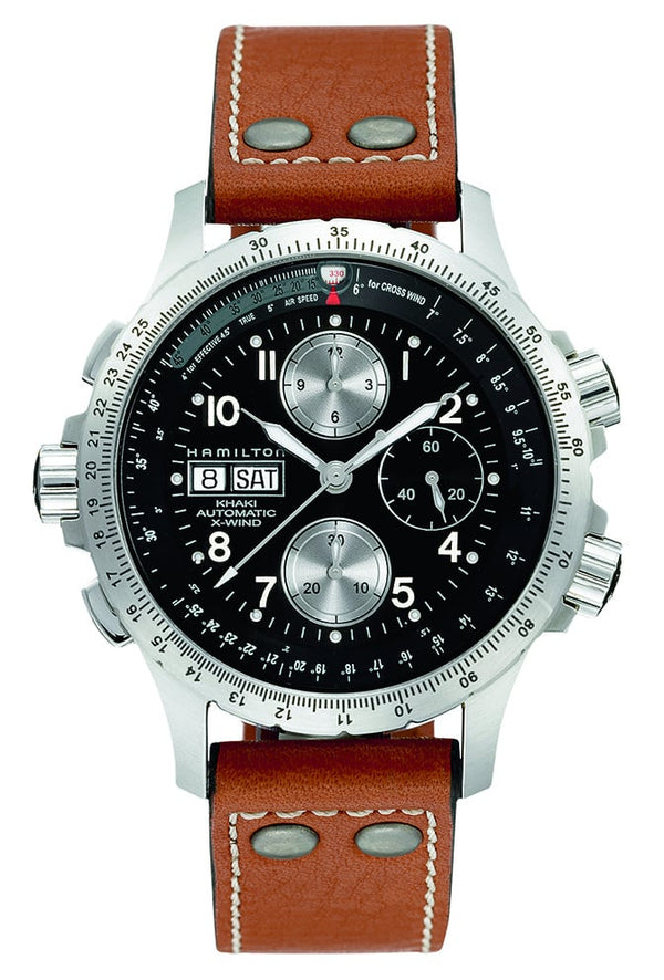 Hamilton  - Horloge Heren - Khaki Aviation - X-Wind auto chrono - H77616533