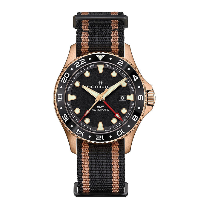 Khaki Navy Scuba - Hamilton - Roestvrij Staal - H82565930
