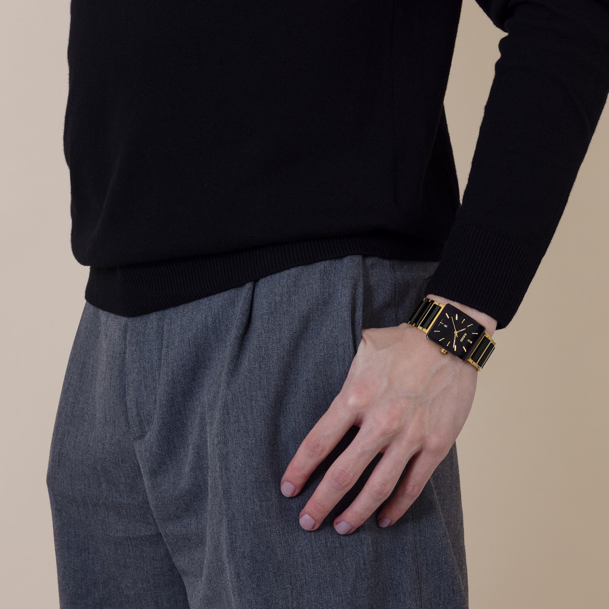 Integral Black Dial Ceramic - Rado - Roestvrij Staal - R20256162