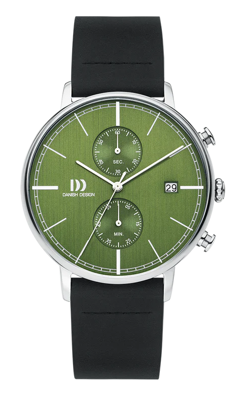 Danish Design - Horloge Heren - Koltur Chrono 2 - Green - IQ28Q129