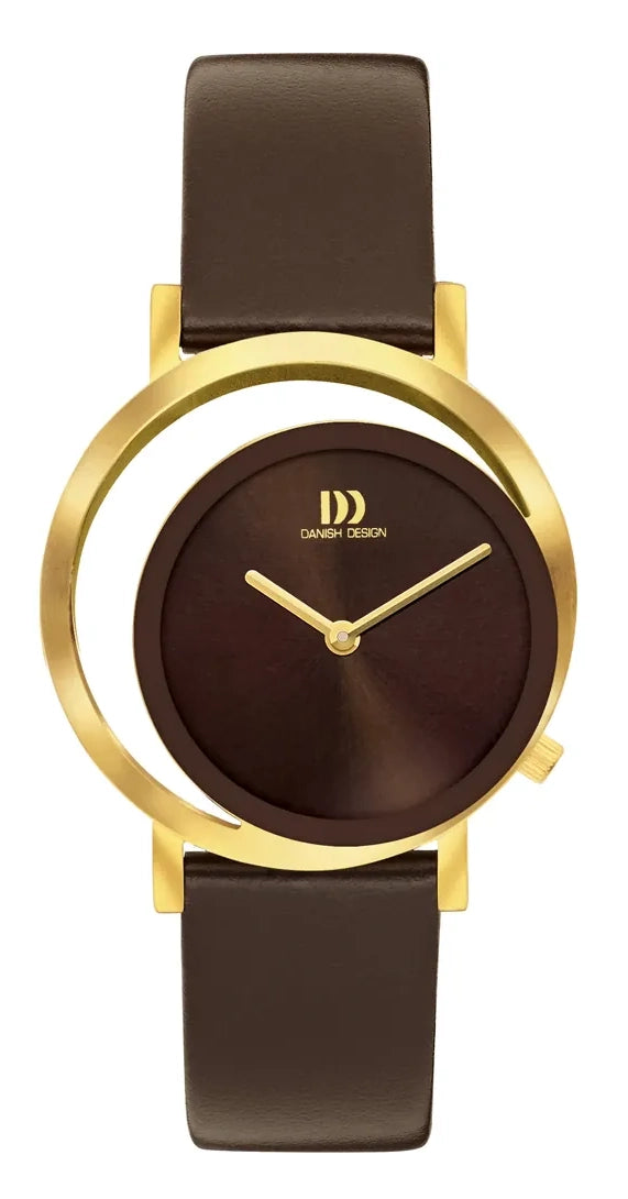 Danish Design - Horloge Dames - Pico Brown Gold - IV18Q1271
