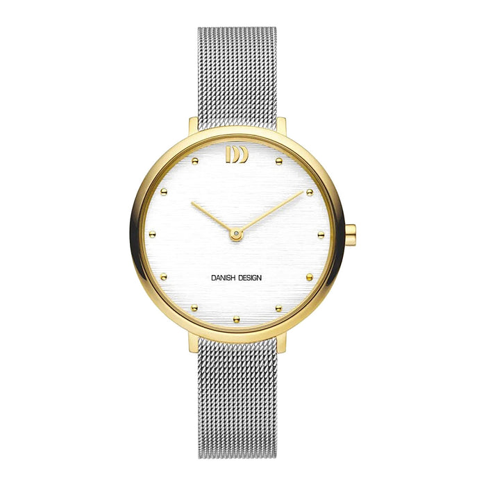 Amelia Two-Tone Silver Bark - Danish Design - Roestvrij Staal - IV65Q1218