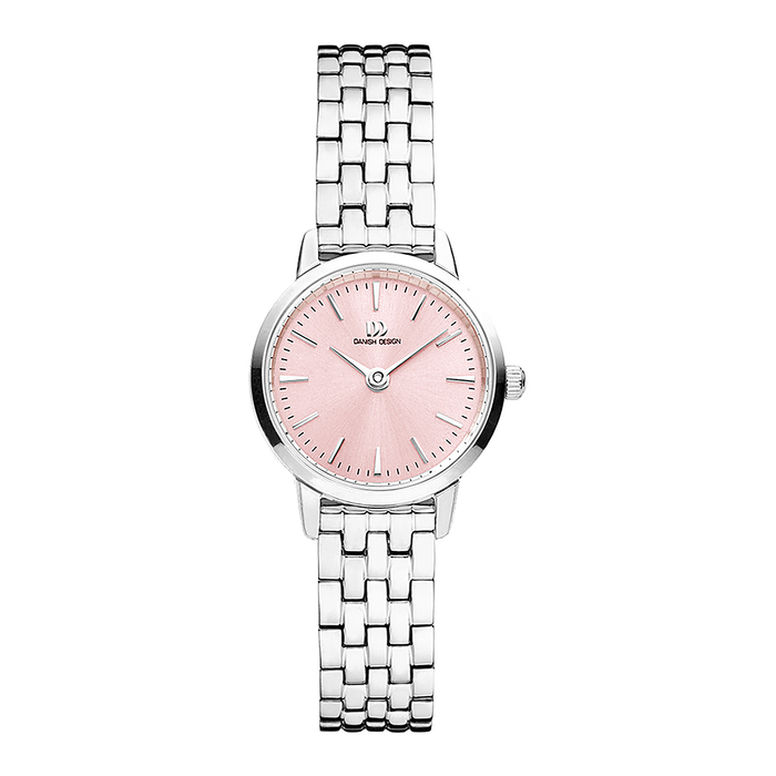 Akilia Mini Link Silver Pink - Danish Design - Roestvrij Staal - IV97Q1268