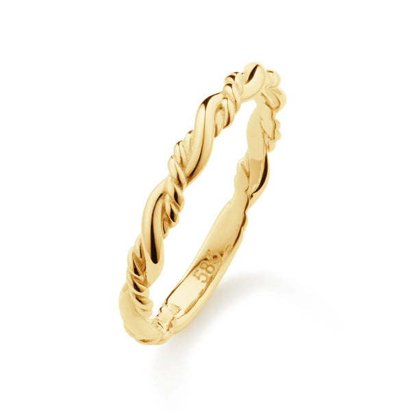 14 karaat geelgouden ring - Amalia ring - Jackie
