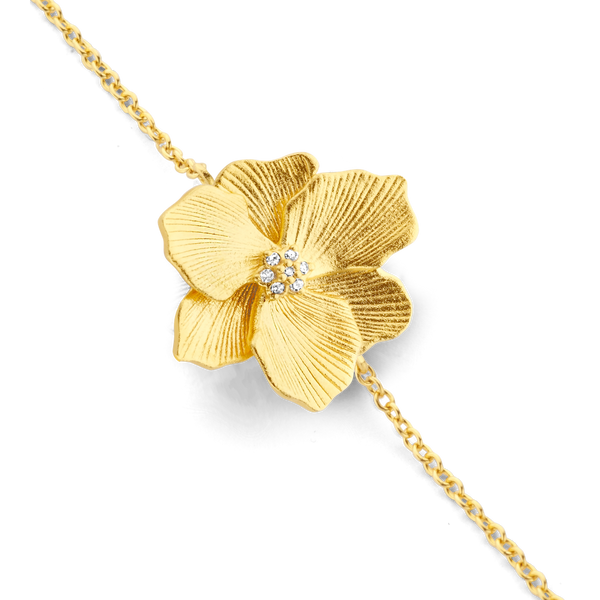 Zilveren armband goudkleurig verguld - Diamanti Per Tutti - Jasmine