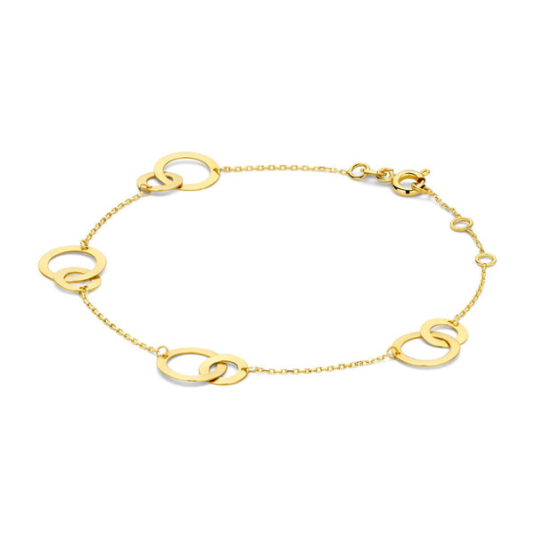 14 karaat geelgouden armband - Soho Night Bracelet - Jackie