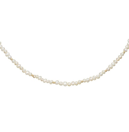 14 karaat geelgouden ketting - Pearl Potion Necklace - Jackie