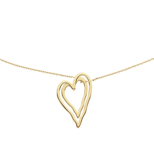 14 karaat geelgouden dames ketting - Cheers To Love Necklace - Jackie