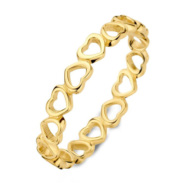 14 karaat geelgouden ring - Jackie - Corazon