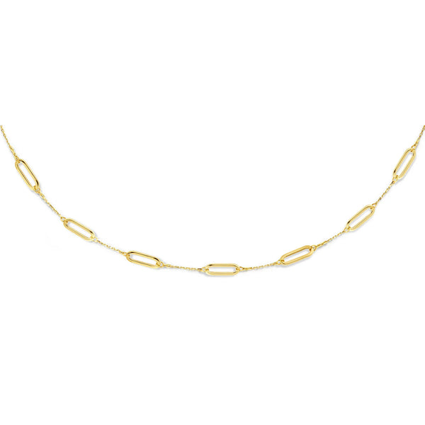 14 karaat geelgouden dames ketting - Jackie -  Las Ramblas Necklace