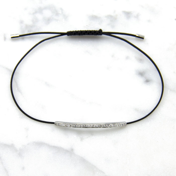 Met diamanten - Rail - Hutjens Rope - 18k Witgoud