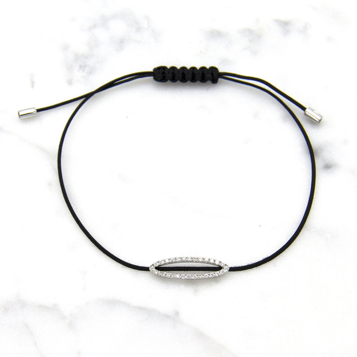 Met diamanten - Ellipse - Hutjens Rope - 18k Witgoud