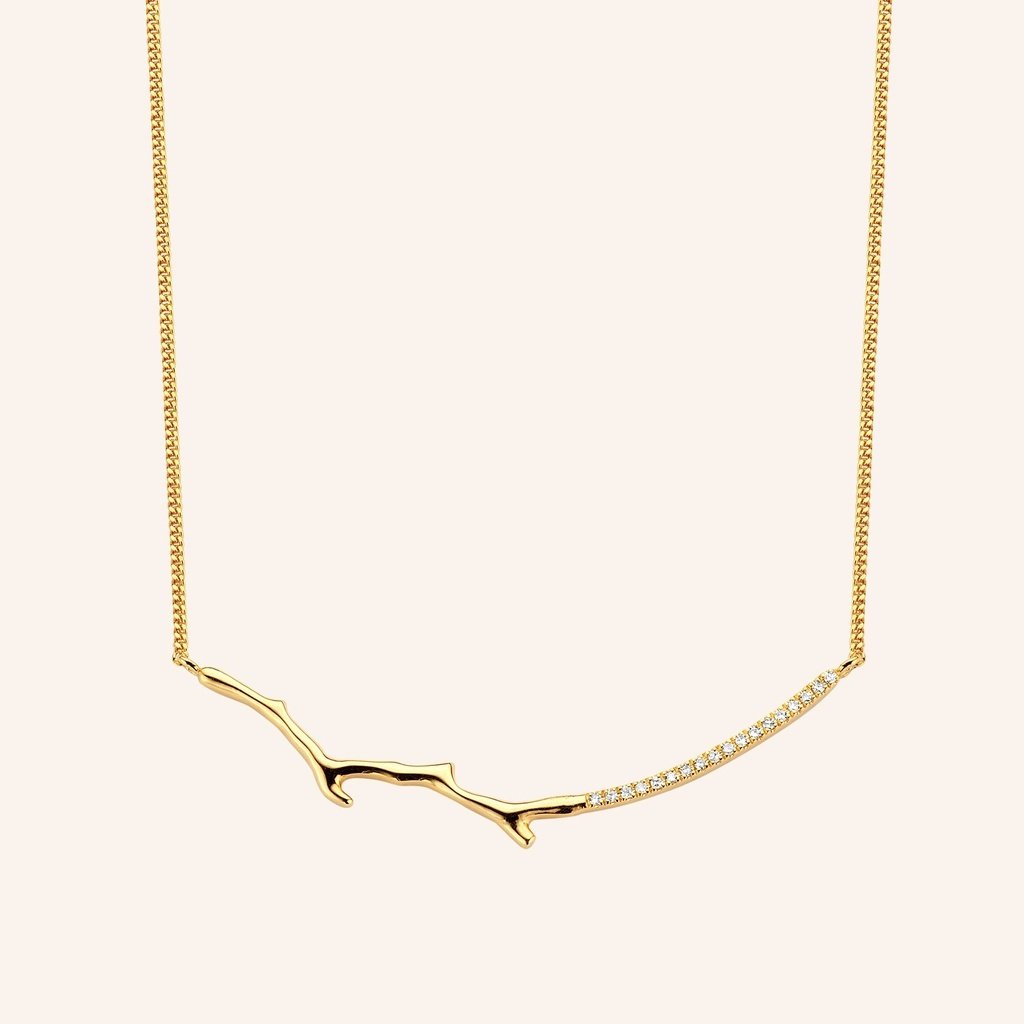 [M1462-3S3-S38S40S42] Supreme Necklace (Yellow Gold Plated)