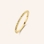 [M1764-3S5-S48] Wonder Ring (Yellow Gold Plated, 48)