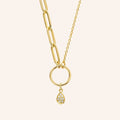 [M1961-3S3-S40] Hope Necklace (Yellow Gold Plated)