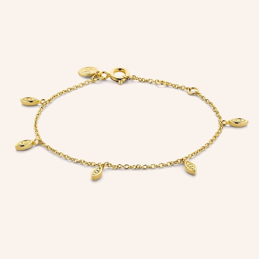 [M2023-3S1-S15S16S17] Bella Vita Bracelet (Yellow Gold Plated)