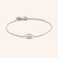[M2109-1S1-S15S16S17] Jupiter Bracelet (White Plated)