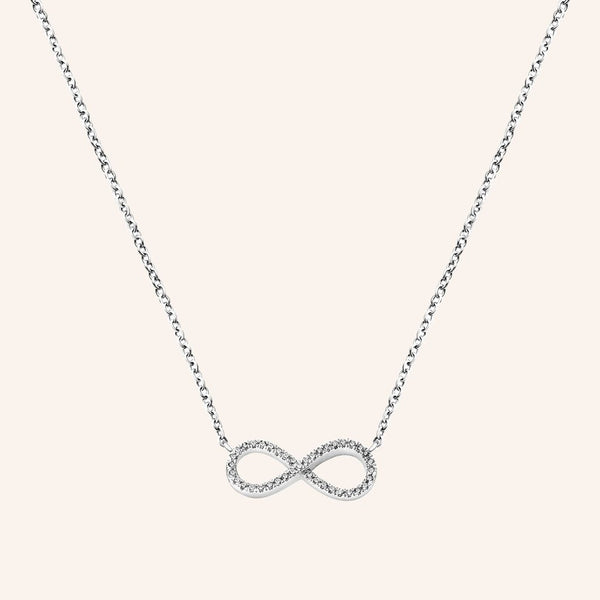 Zilveren ketting - Diamanti Per Tutti - Big Infinity Necklace