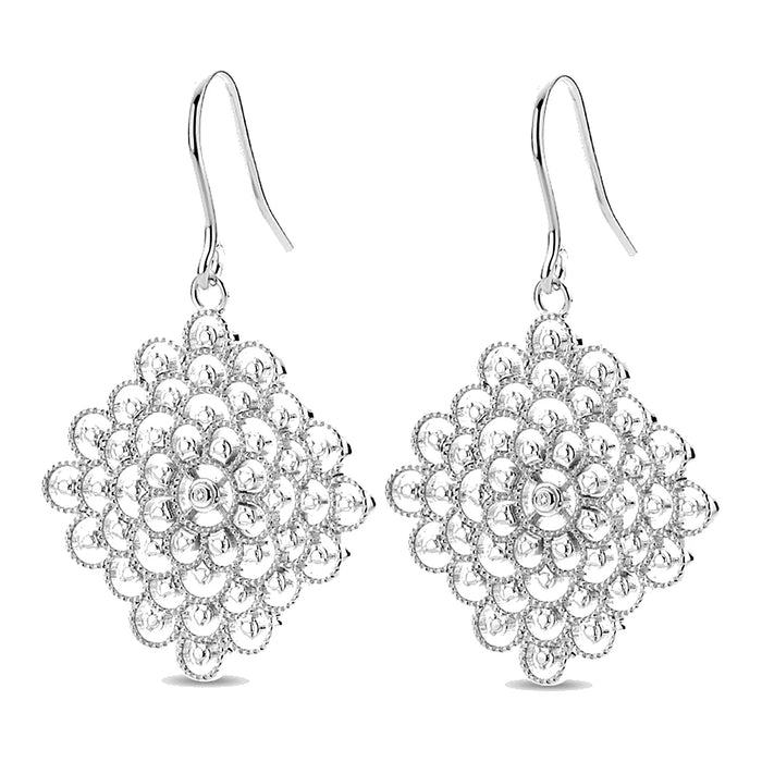 Zilveren oorhangers - Blessed Earrings - Diamanti Per Tutti - Sterling Zilver 925