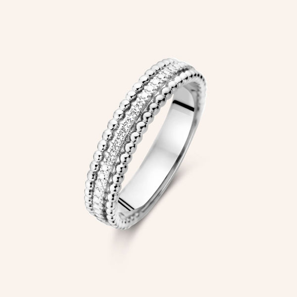 Zilveren ring - Diamanti Per Tutti - Dotty Ring