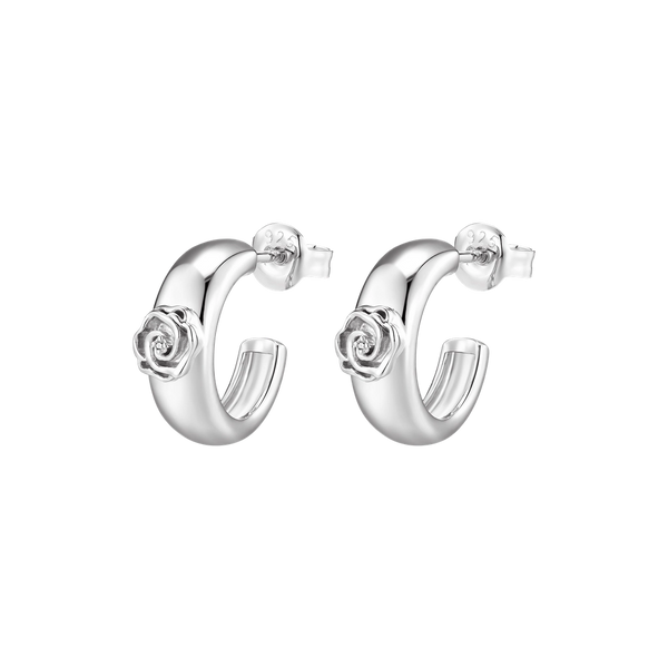 Zilveren oorstekers - Rosie Hoops - Diamanti Per Tutti - Sterling Zilver 925