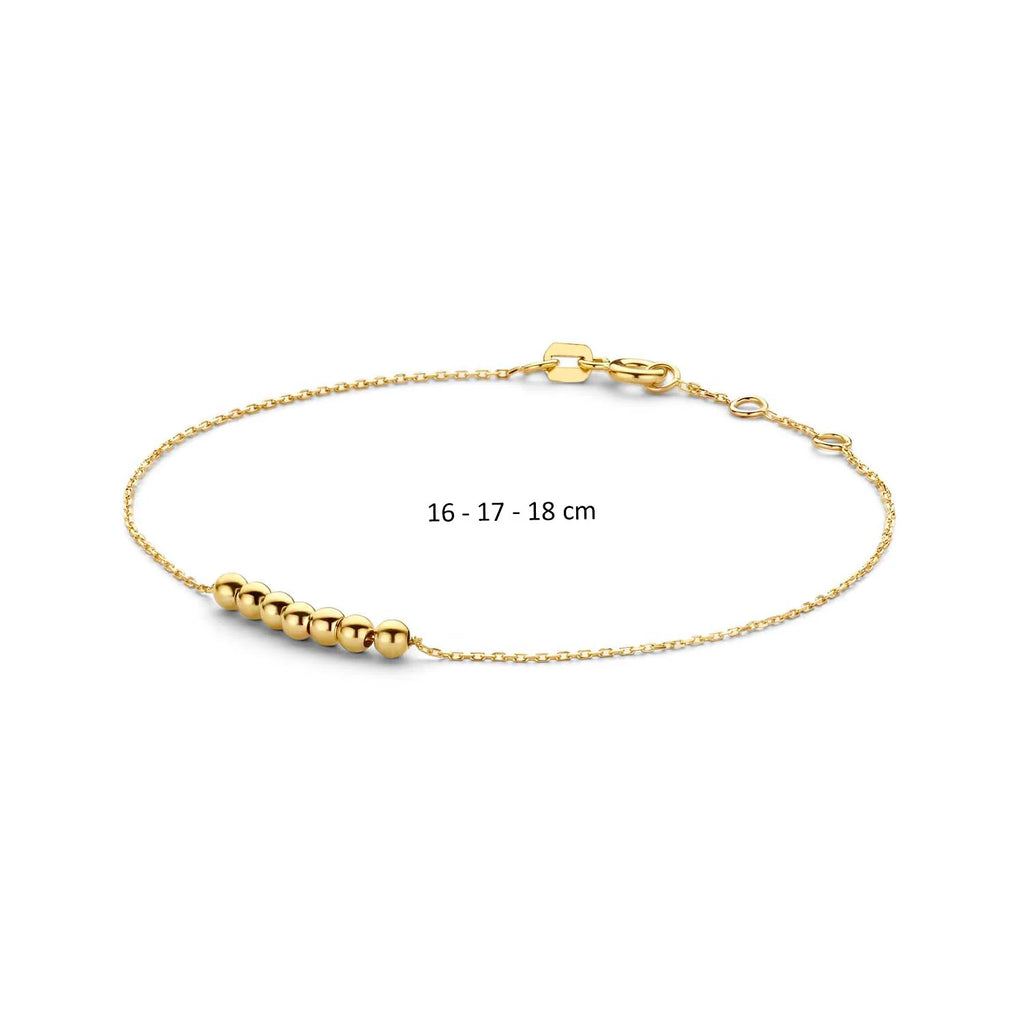Mini dots - Jackie - 14k Geelgoud