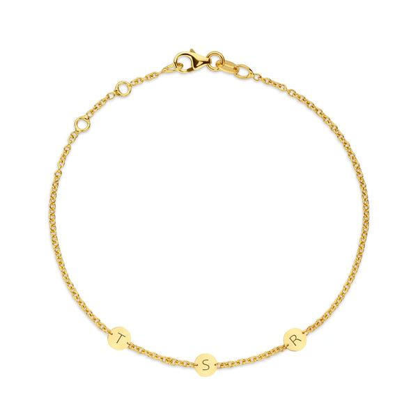 Armband Graveermunten Mini - Minioro - 14k Goud