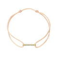 Armband Satin Diamondbar wit - Minioro - foto 1