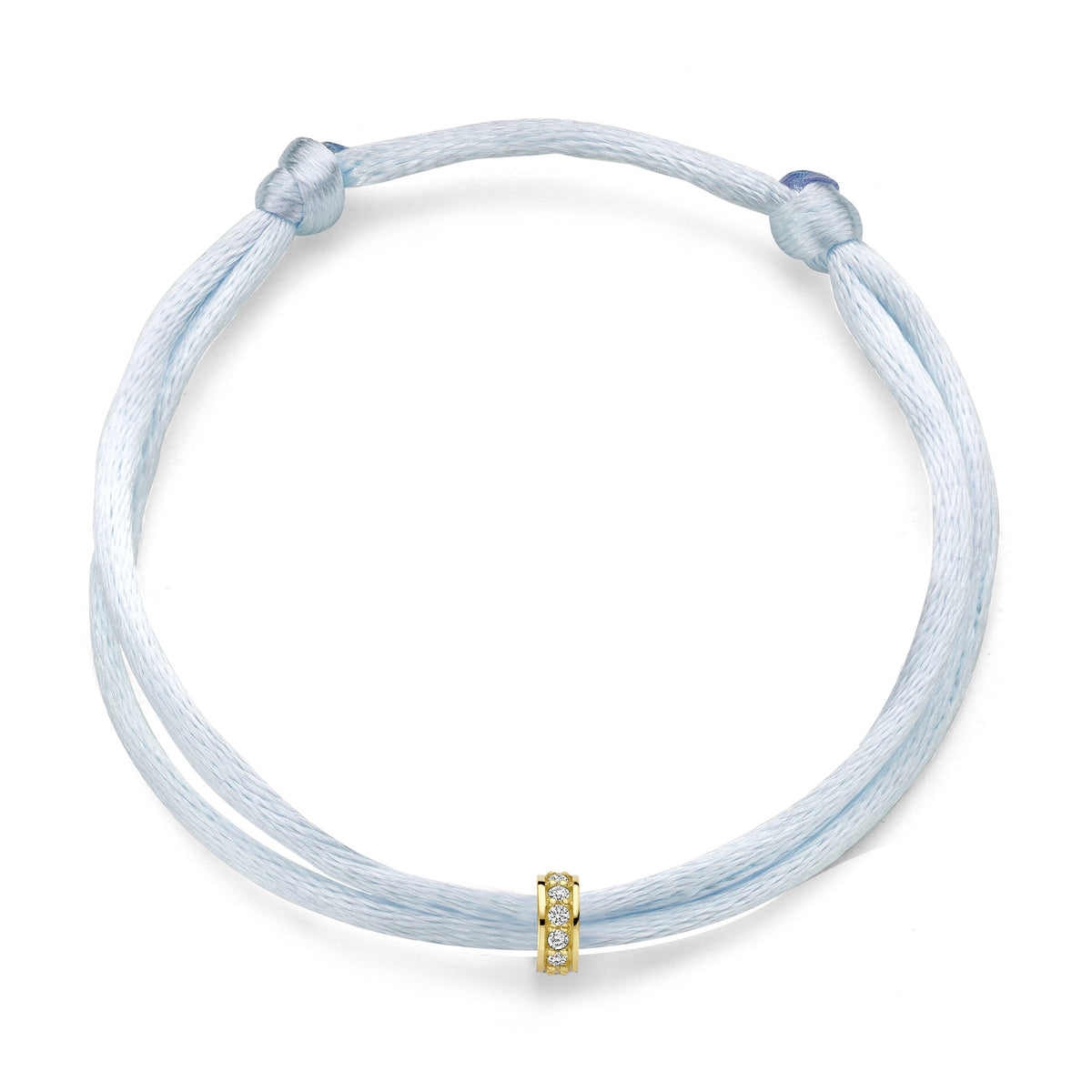 Armband Satin Tube small Pavé - Minioro - foto 1