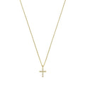 Ketting Cross Pavé Tag wit - Minioro - foto 1