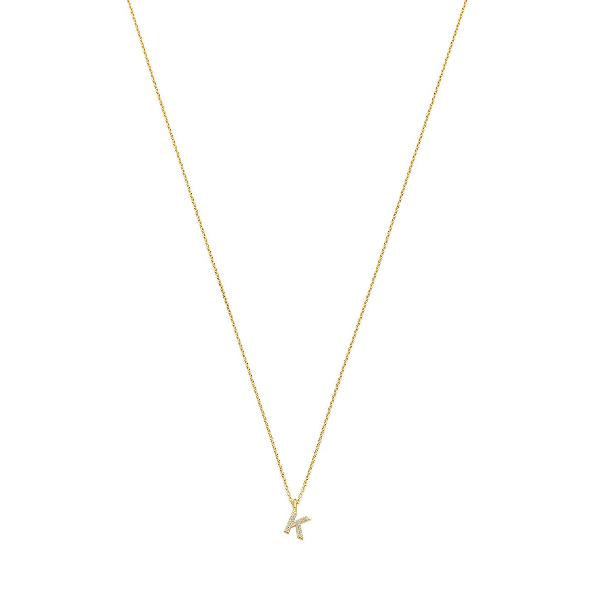 Ketting Hanginitiaal Pavé - Minioro - foto 1