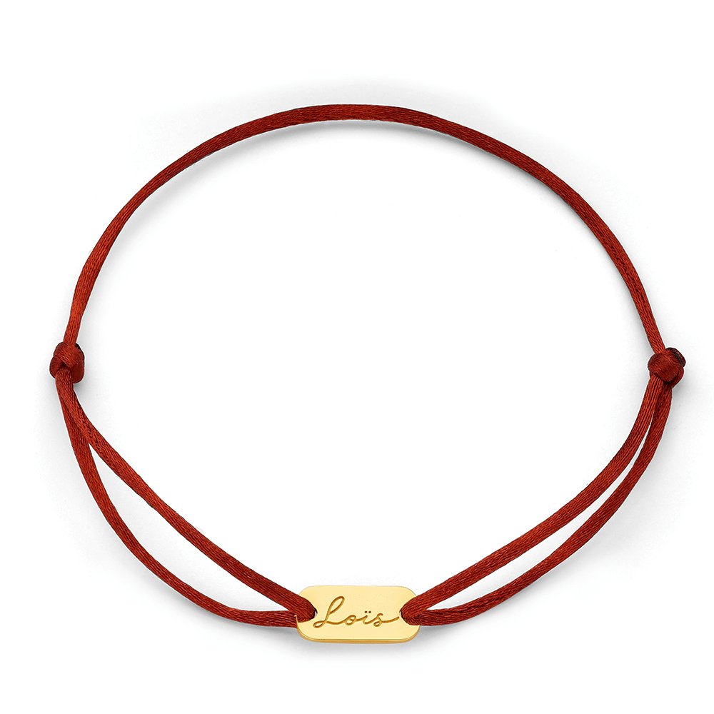 Armband Satin Labeltag - Minioro - foto 1