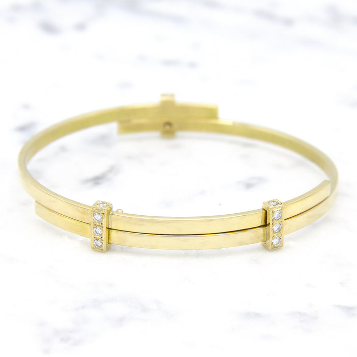 Met diamanten - Mondria - Hutjens Mondria - 14k Geelgoud