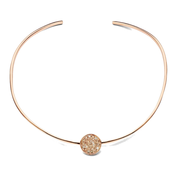 Spangketting met diamant hanger 1,45ct - Antonellis - 14k Geelgoud
