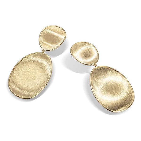 18 karaat geelgouden dames oorstekers - Marco Bicego - Lunaria  Hanger