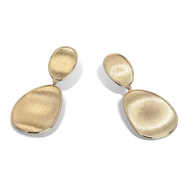 18 karaat geelgouden dames oorstekers - Marco Bicego - Lunaria  Hanger Small