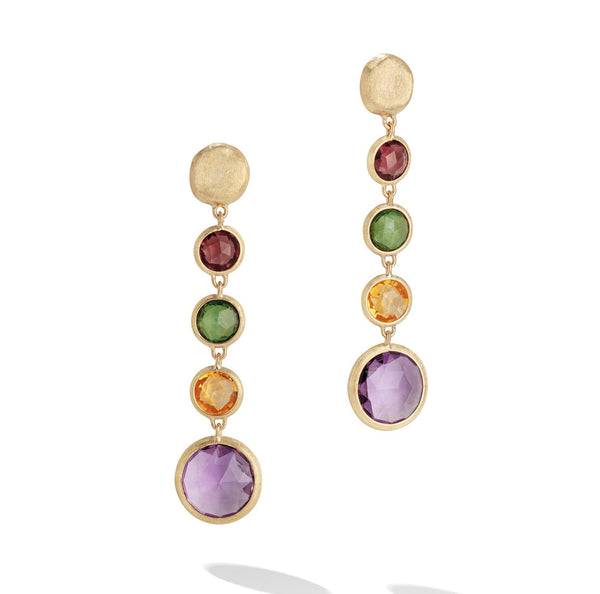 18 karaat geelgouden dames oorstekers - Marco Bicego - Jaipur -  Multicoloured