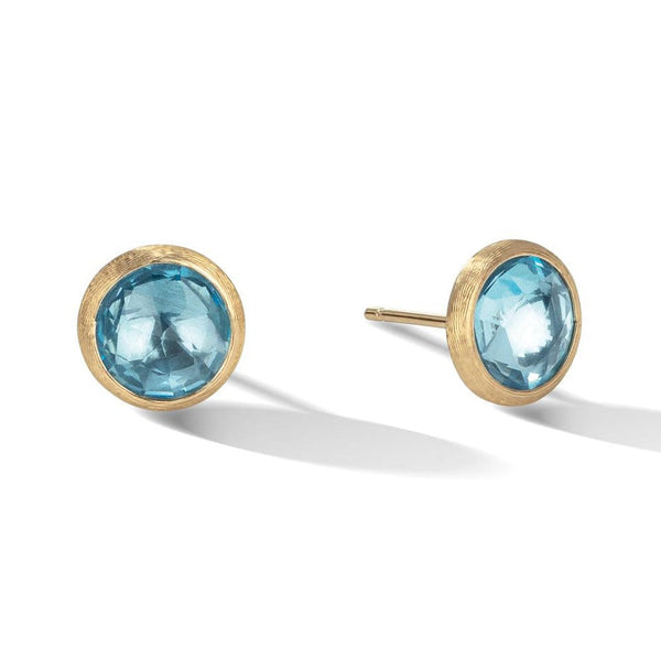 18 karaat geelgouden dames oorstekers - Marco Bicego - Jaipur - Topaas