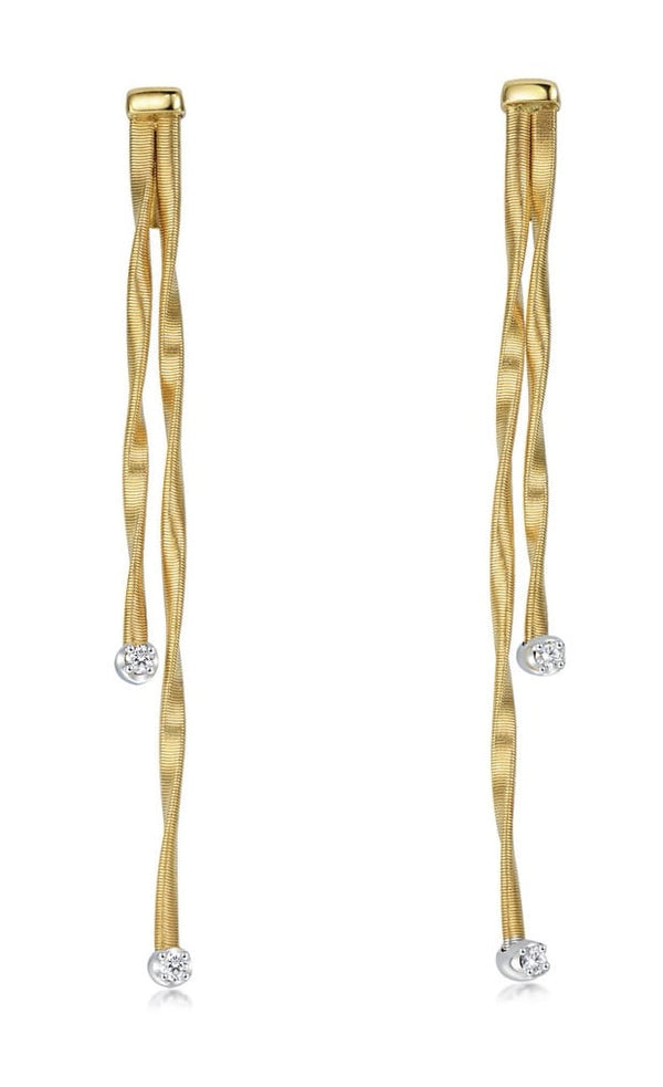 18 karaat geelgouden dames oorstekers - Marco Bicego - Marrakech
