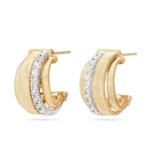 18 karaat geelgouden dames oorstekers - Marco Bicego - Masai Diamond