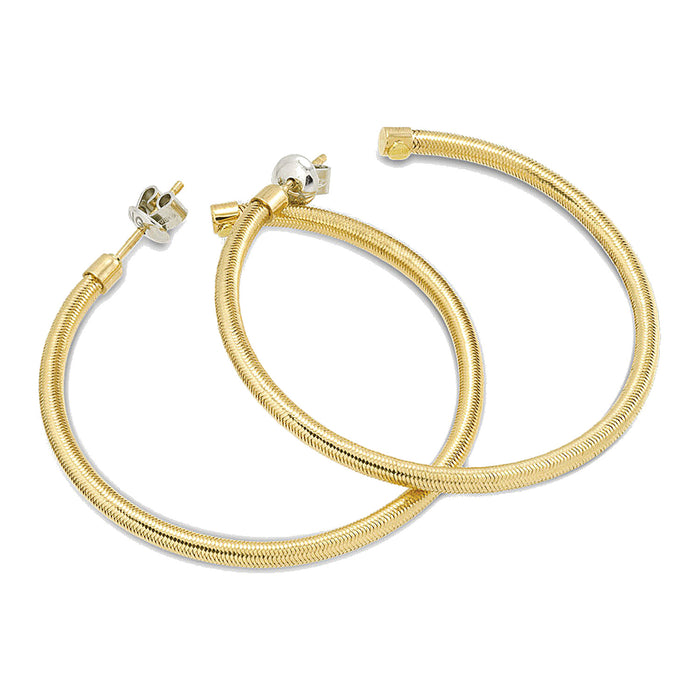 Oorsteker - Nobile - Ponte Vecchio - 18k Geelgoud
