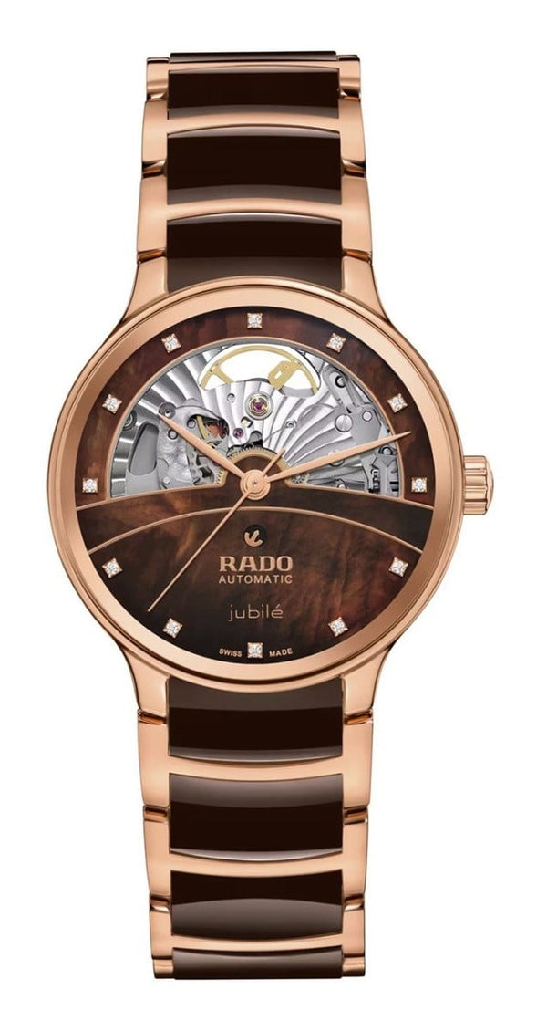 Rado - Horloge - Centrix Automatic Diamonds Open Heart - R30029902