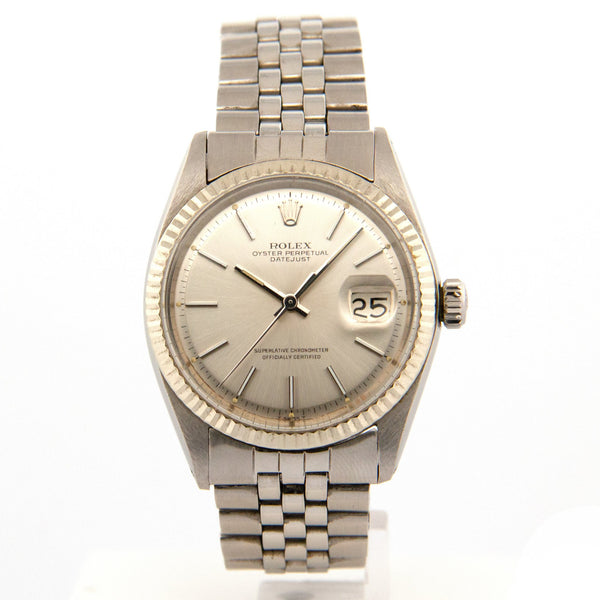 SOLD Rolex Datejust -  Horloge - 1601 - Silver Dial