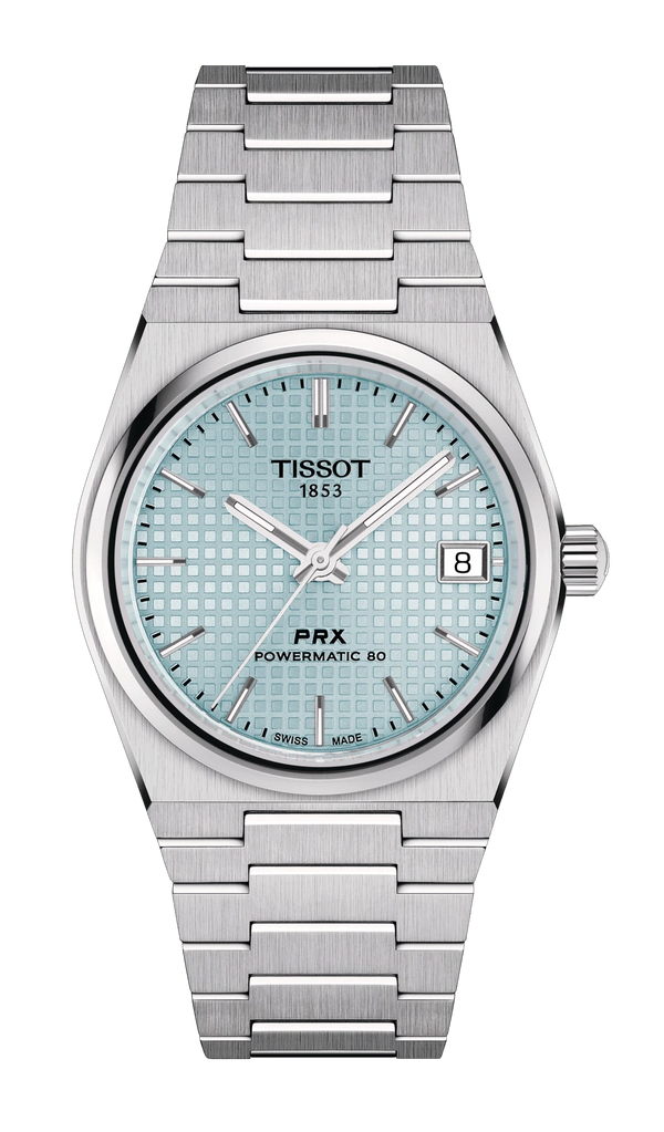 Tissot - Horloge Dames - Tiffany Dial - PRX - Powermatic 80 - T1372071135100
