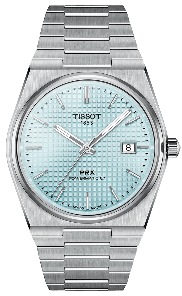 Tissot - Horloge Heren - Tiffany Dial - PRX - Powermatic 80 - T1374071135100