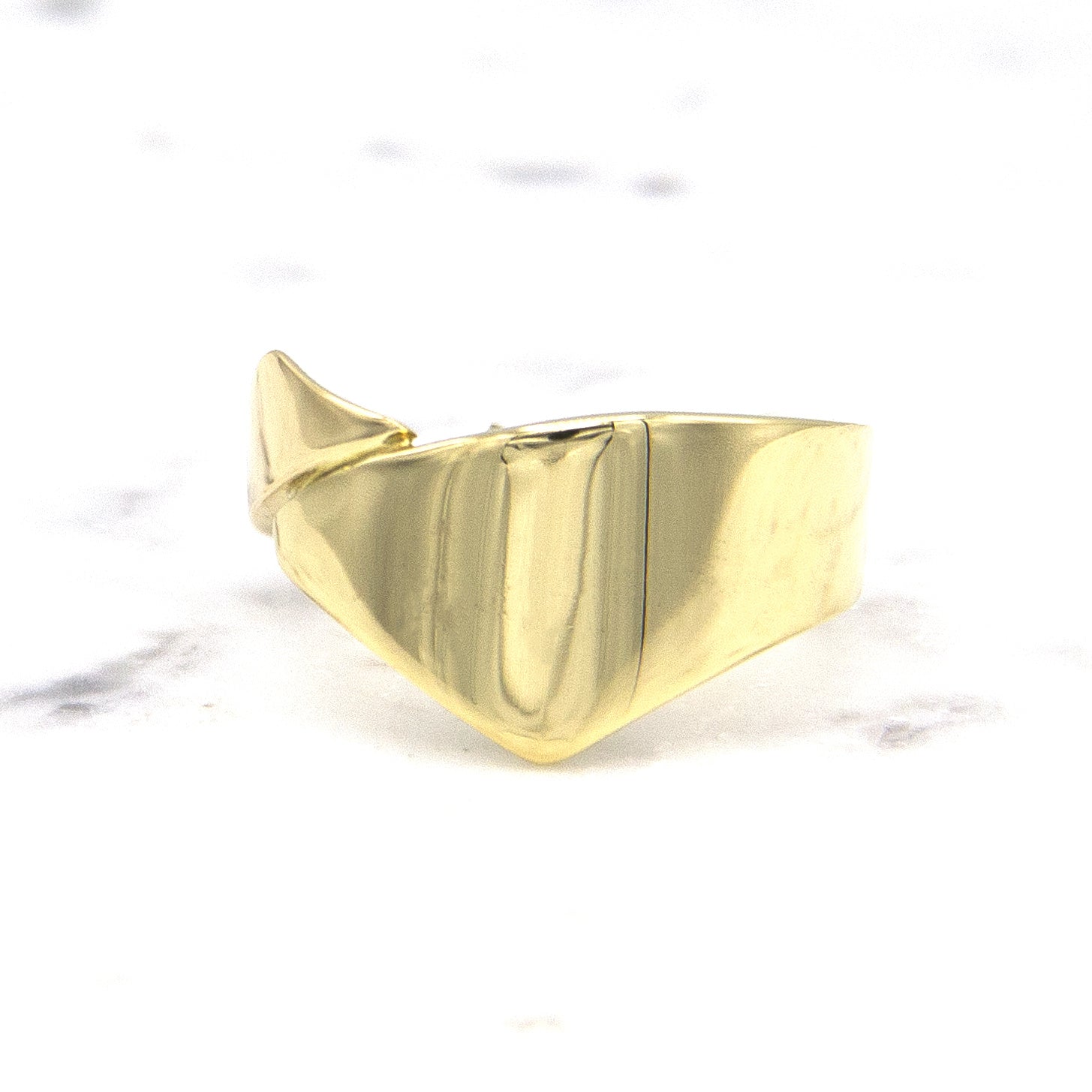 Wave gouden ring
